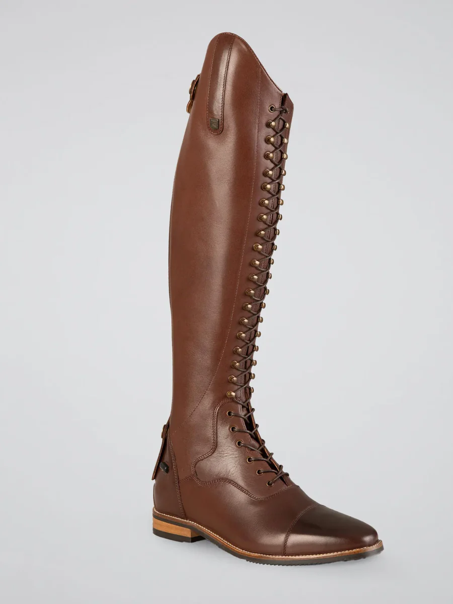 Premier Equine Maurizia Ladies Long Leather Riding Boot- Brown