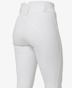 Sophia Ladies Full Seat Gel High Waist Breeches WHITE L10 - Image 4